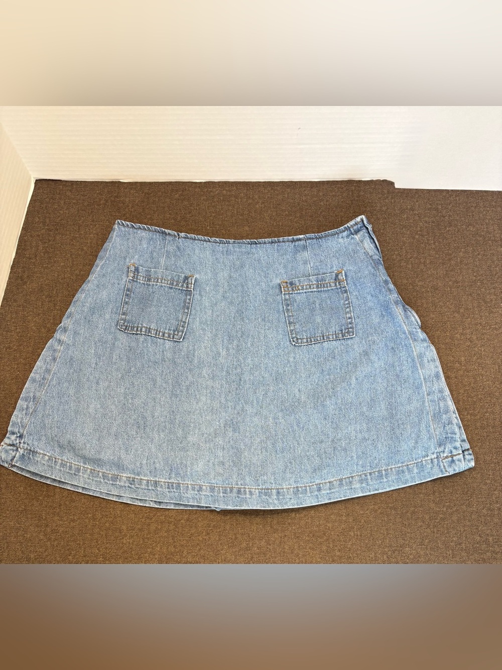 Y2K / 90s Vintage Utility Pocket Mini skort -EXP Jeans by Express size 13/14